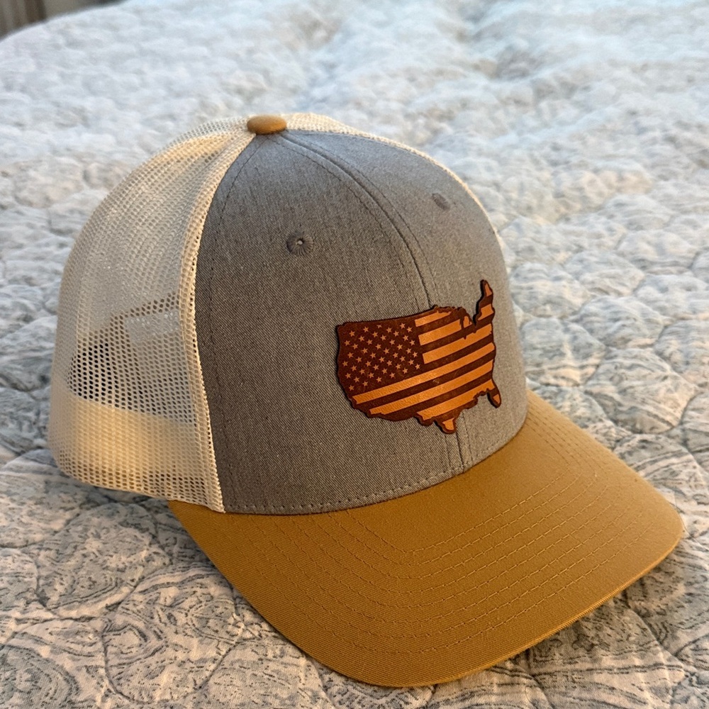 USA Map Patch Trucker Hat